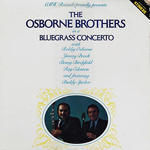 OSBORNE BROTHERS bluegrass concerto CMH 6231 (LP vinyl record)