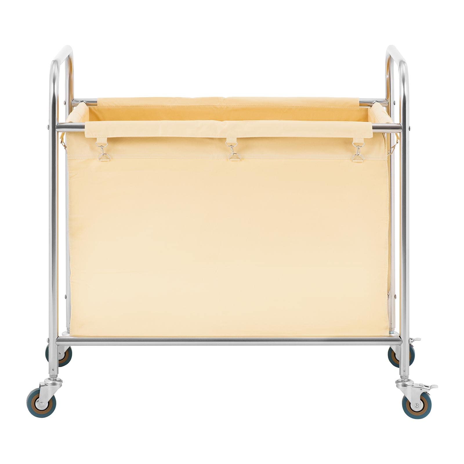Royal Catering - RCWW 1 - Carro para Ropa - 250 L - 4 Ruedas / 2 Frenos - Bolsa: 82 x 50 x 60 cm