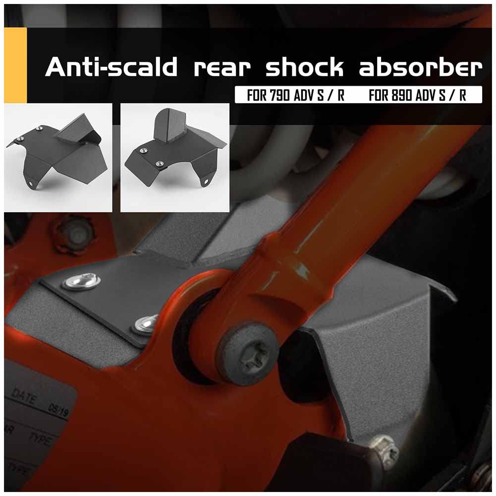 Protector de cubierta de protección de tubo de escape de escudo térmico de choque trasero de moto Para K.T.M 790 ADV S R 790 ADV-R 790 ADV-S 2018-2020 890 Adventure S R 890 ADV-R 890 ADV-S 2018-2023