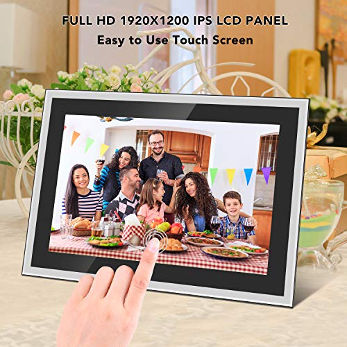 Feelcare Digital Wifi Picture Frame 10 Inch, Send Photos Or Videos From Anywhere, 5Ghz Wifi,16Gb Storage,1920X1200 Ips Fhd Display,Touchscreen For Easy Navigation #TOP2
