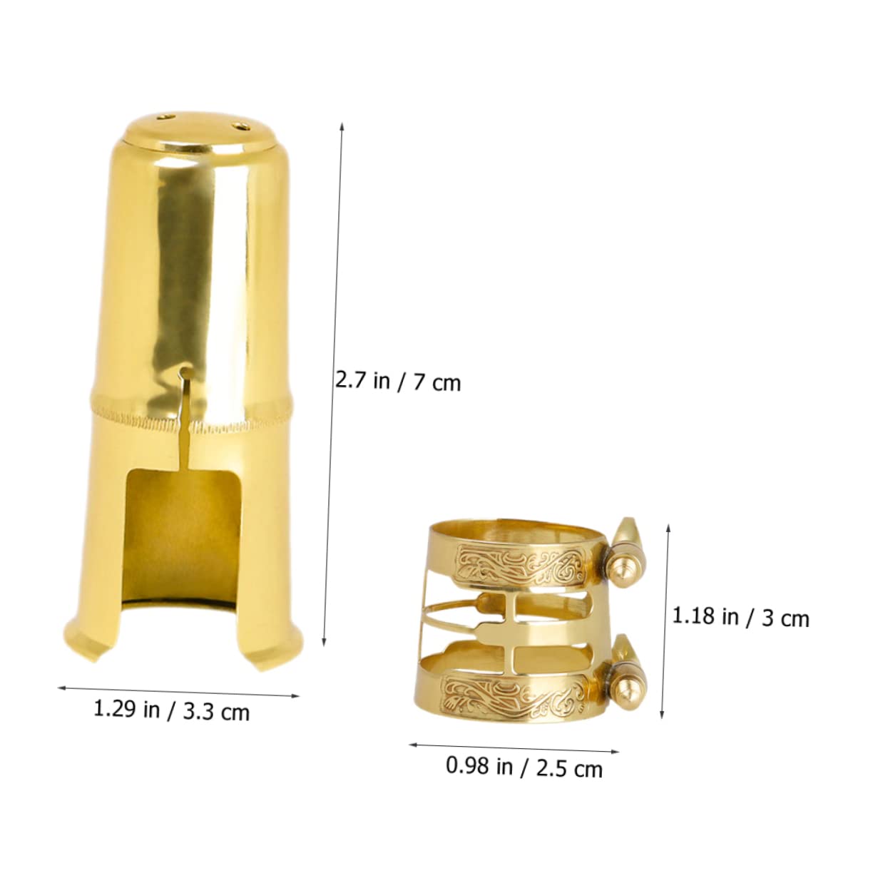 Abaodam 2sets Per Clip Accessori Per e Clarinetto Facile Installazione e Protezione Ottimale Per Musicisti e Appassionati Jazz