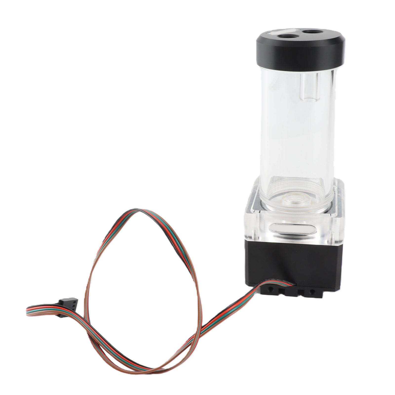 800L / H 8W 7V Tanque de la Bomba de Refrigeración por Agua con 4 Metros Cabeza de Bomba y LED Indicador de Alimentación G1 / 4 Rosca Disipación de Calor Rápida CPU (Negro (17cm))