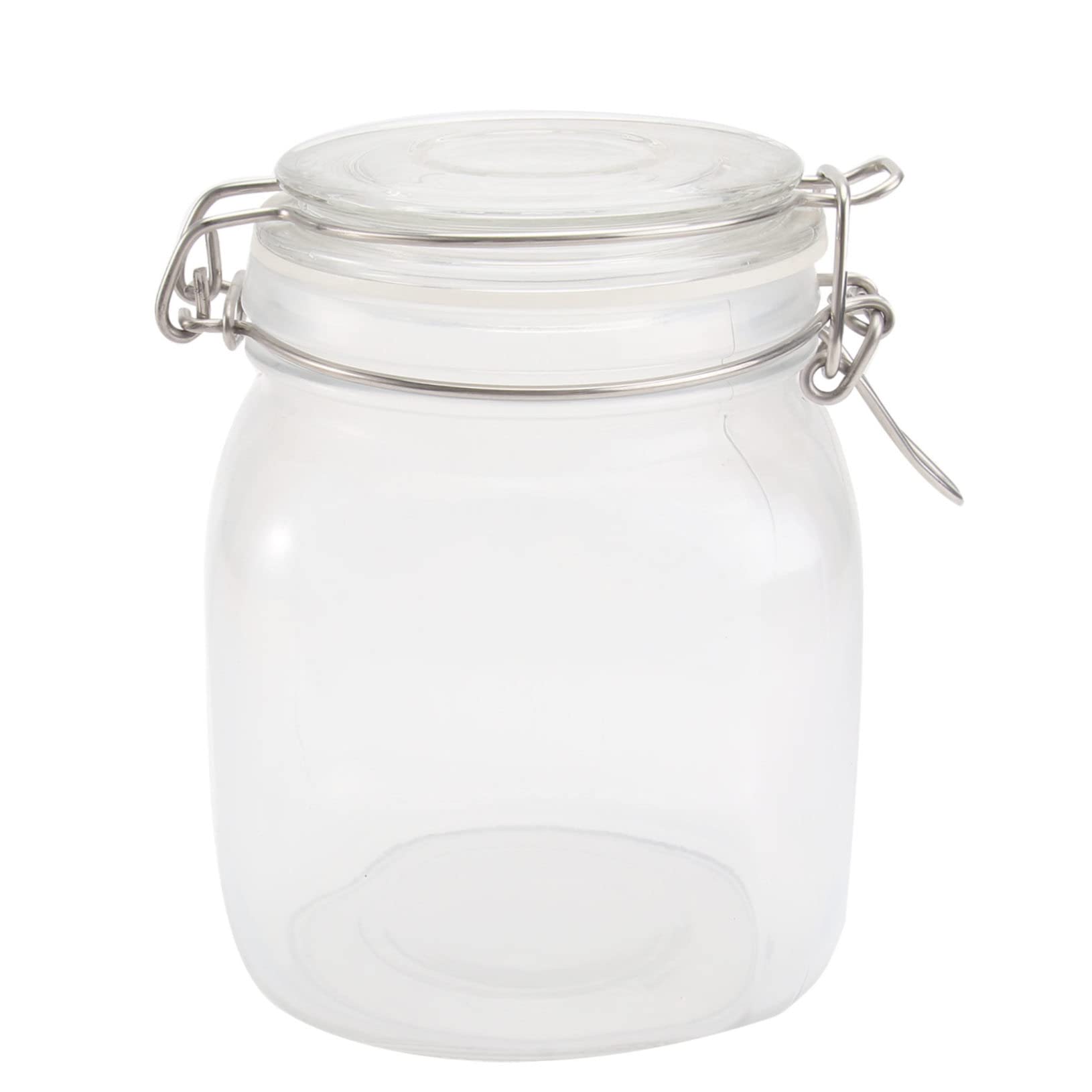 XYIANG Glass Containers Flour Container Airtight Glass Jars Glass Candy Storage Jar Food Storage Container Coffee Bean Storage Can Storage Tank Sealed Jar Tea Pot Glass Storage Jars Seal