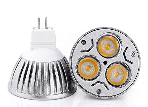 Mr16 3W Led Bulbs Mr16 3W 12V Warm White 2700K Not Dimmable 60 Degree Beam Angle Led Spotlight Bulbs For Landscape Recessed Lighting,35W Halogen Bulbs Equivalent,6 Pack #TOP1