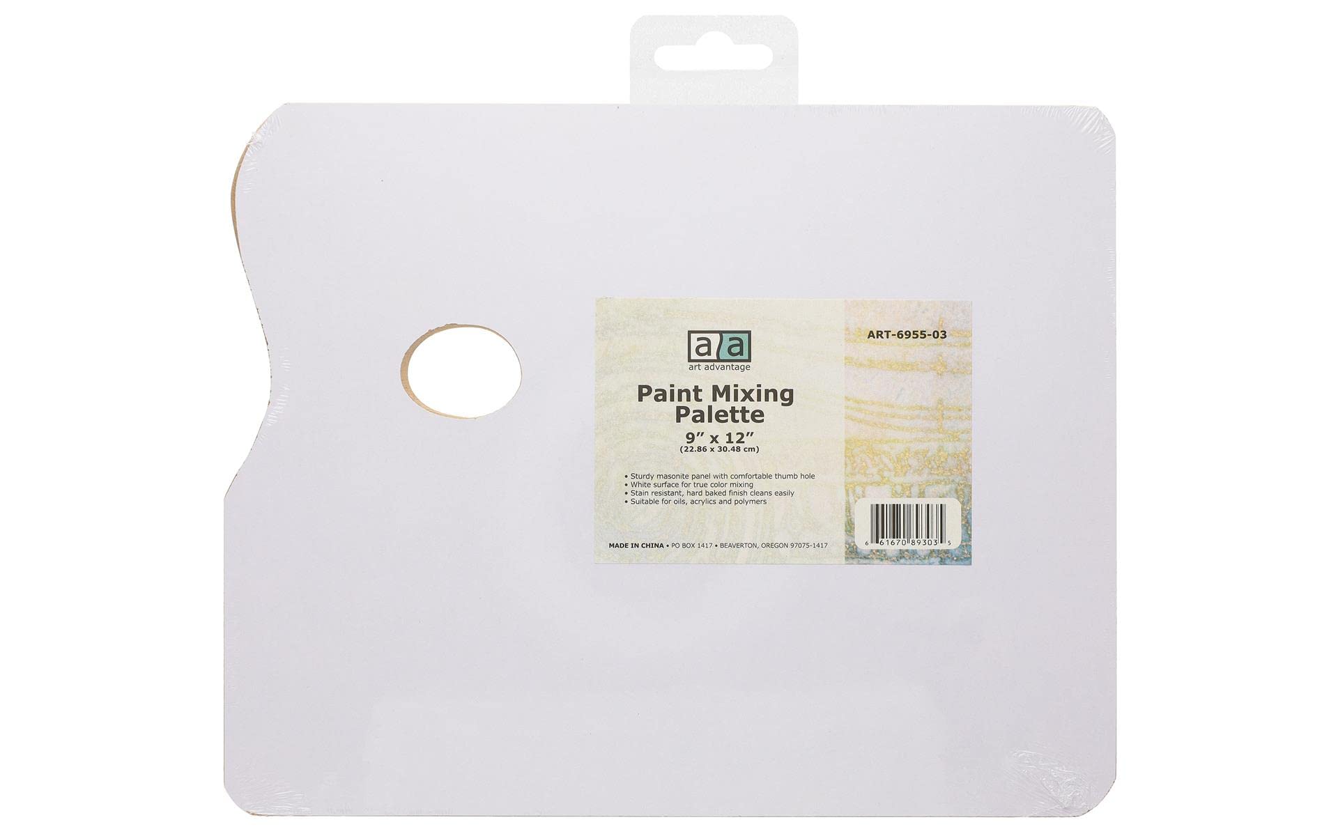 Art Advantage 9-Inch by 12-Inch Two-Sided Palette