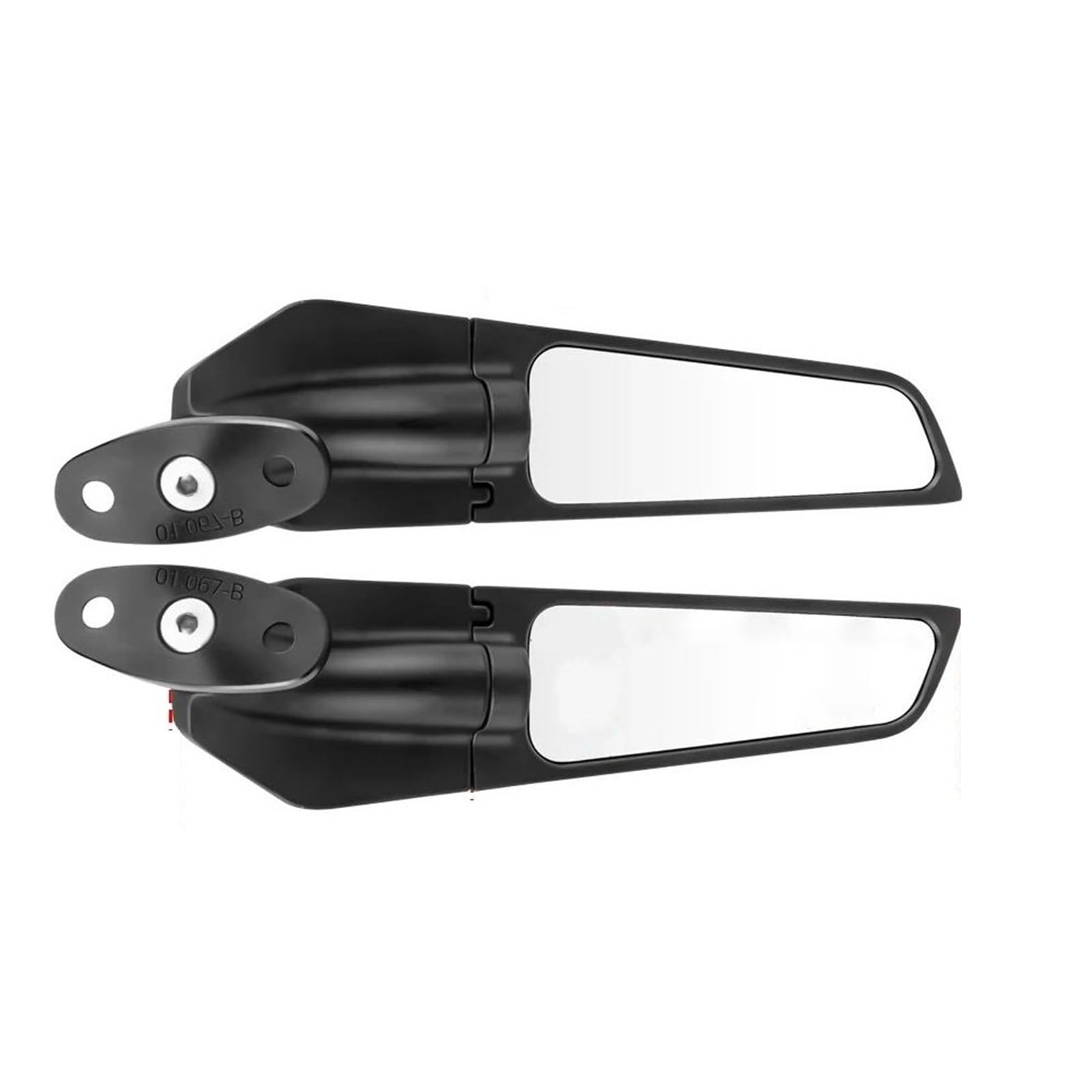 Espejos retrovisores de motocicleta ajustables para rutas seguras en carretera