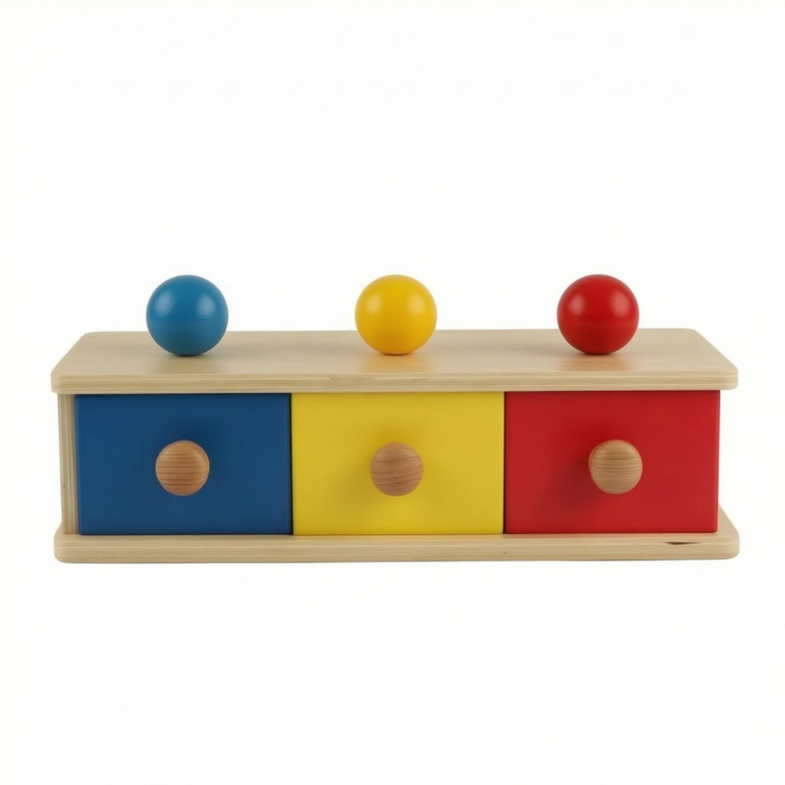 Qianly Scatola di Persistenza Degli Oggetti Educativo Gioco Della Persistenza Dell'oggetto Motricità Fine Scatola per Educatori, Casa