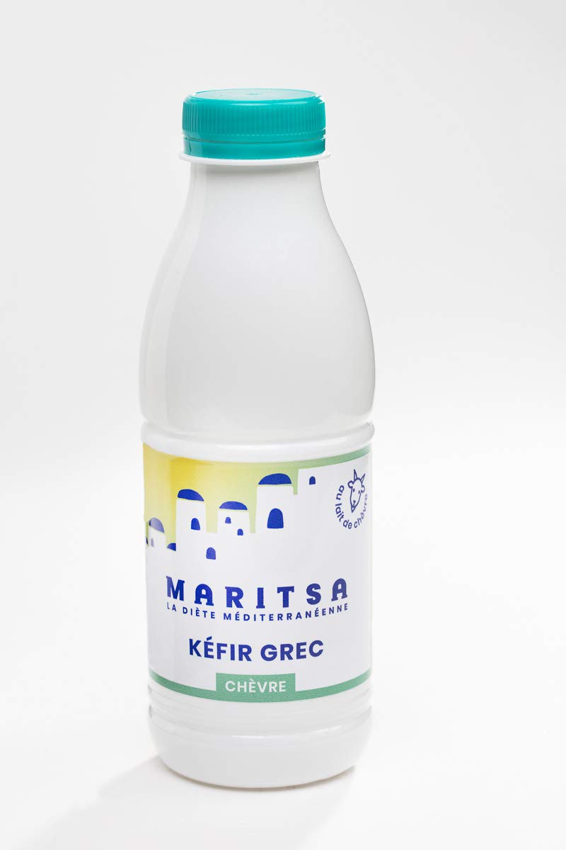 Kefir de lait de chèvre nature - Maritsa - 12 bouteilles de 250ml
