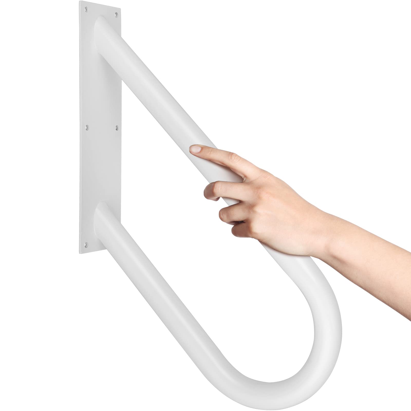 Hand rails for Outdoor Steps?20" Wall Mount Handrail 1-3 Steps? U-Shape Stainless Steel Indoor Hand Railings Safety Stair Railing for into Garage, Porch, Garden