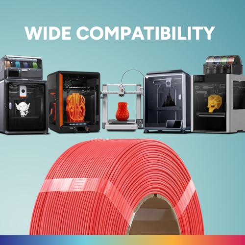 Image of OVERTURE 10KG Bundle High Speed PLA Filament Refill 1.75mm 3D Printer Filament, 10 Pack 1kg (2.2lb) Refilament for Bambu Lab Reusable Spool, Fit Most FDM 3D Printers (10 Color)