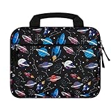 Choco Mocha 10インチ キッズ タブレット スリーブバッグ 男の子用 キッズ タブレット キャリーケース Fire 7 Fire HD 9 タブレット Kindle Kids Edition iPad Space Plane グラデーションブルー, グラディエントブルー(Gradient Blue), 10inch(10.5 x 8.5 x 1.3)