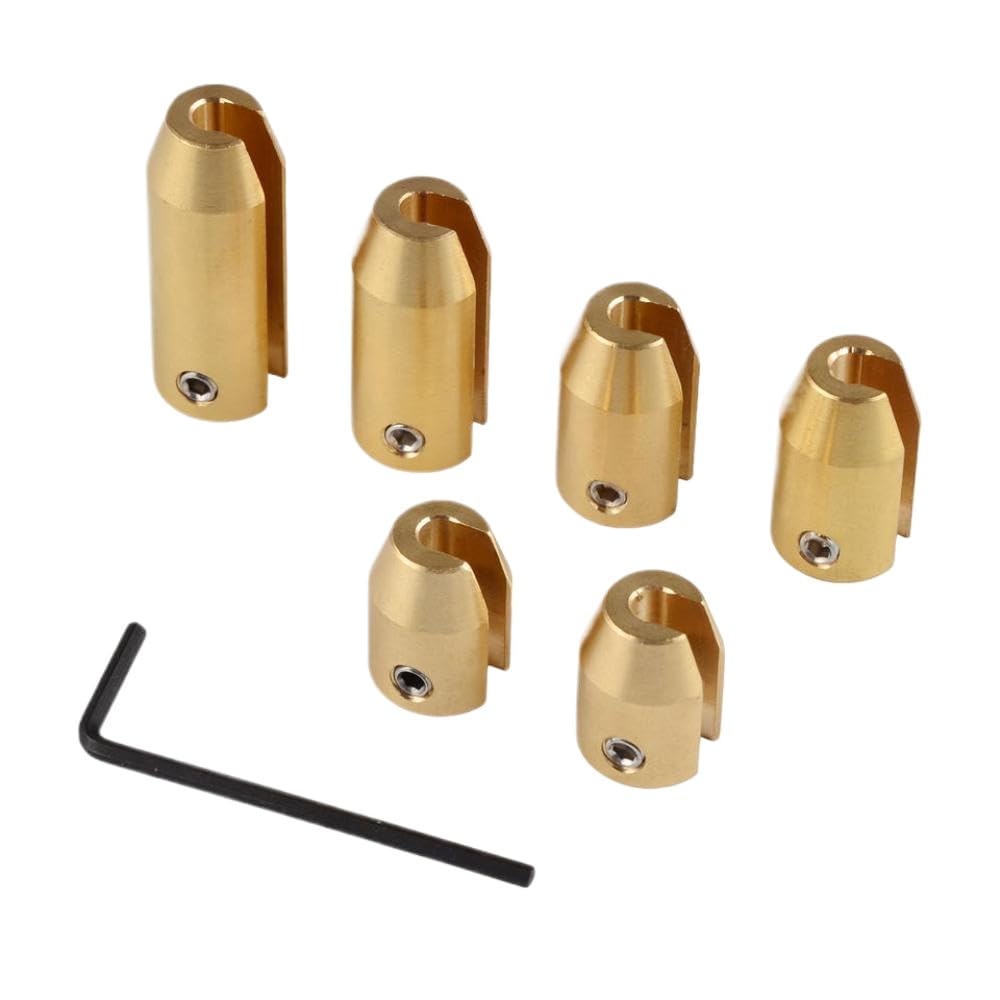 Kit de recarga de peso para equilibrio de radios de rueda de latón de motocicleta, 6 uds., Compatible con ruedas de radios Vintage métricas deportivas duales Supermoto