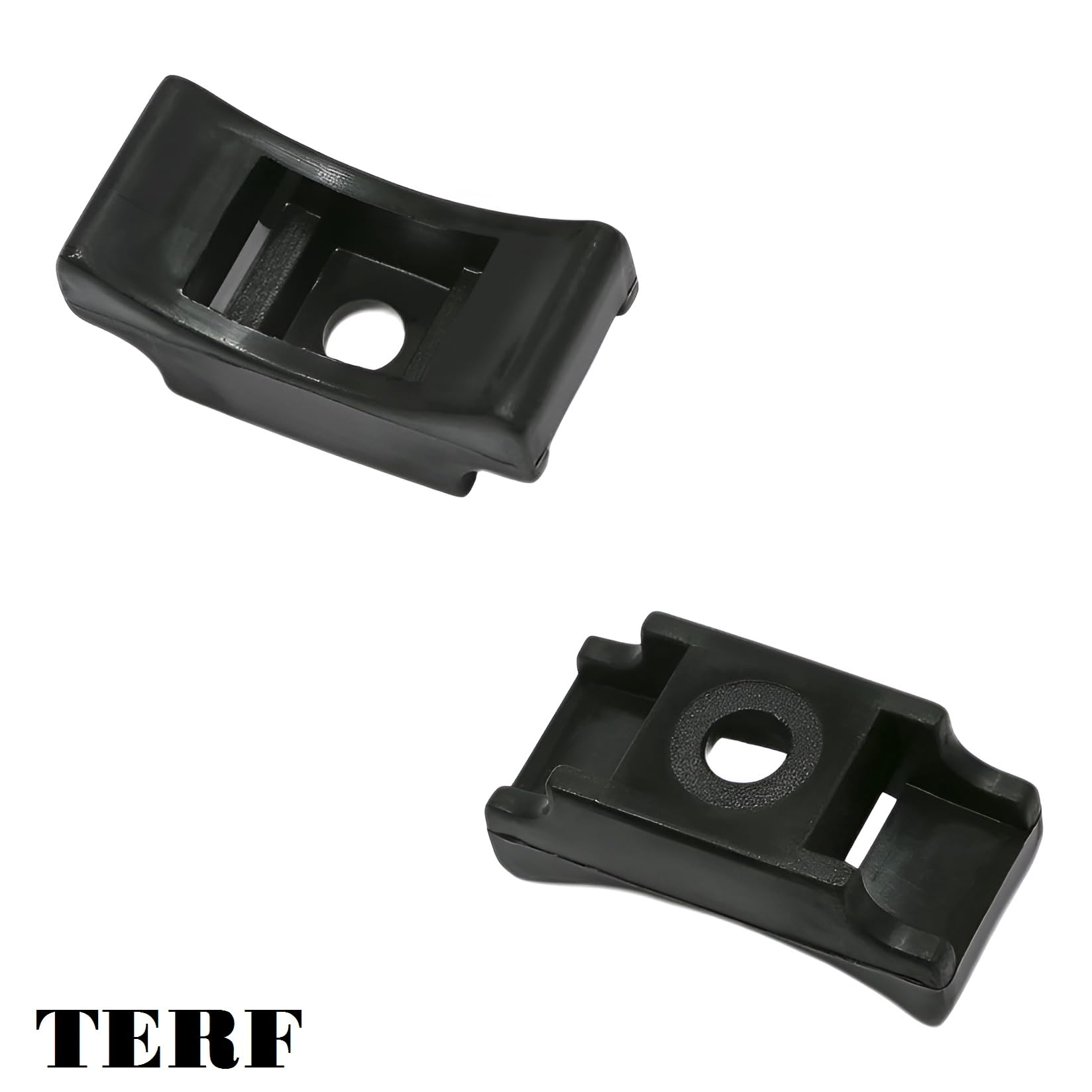 TERF® 20 Pcs Black Screw Mount Cable Tie Bases, Cable Ties up to 13mm Wide, 6mm (M6) Screw Hole - Image 2