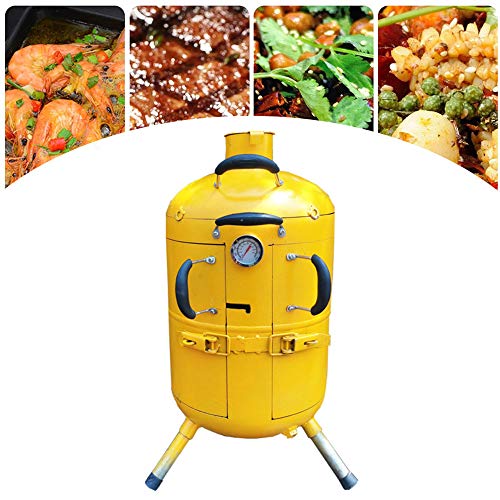Certificación de Seguridad Parrillas para Barbacoa Parrillas de carbón con Rejillas para cocinar y ventilación Ajustable Parrilla para Barbacoa para Patio Picnic Carne Asada Fiestas Familiar