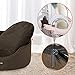 Feandrea Hundebett, Hundekorb, Wendekissen, 83 x 63 x 27 cm, braun PGW032K01