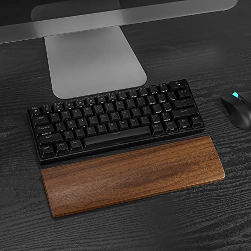 Repose-poignet en bois de bureau pour clavier compact d'ordinateur - 5