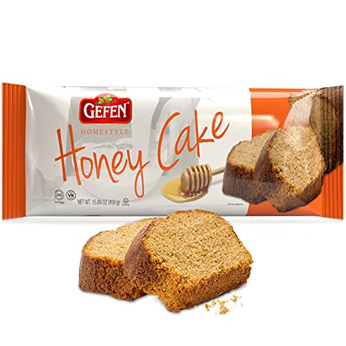 Gefen Homestyle Honey Cake Loaf, 15.89oz, Moist & Delicious, Great