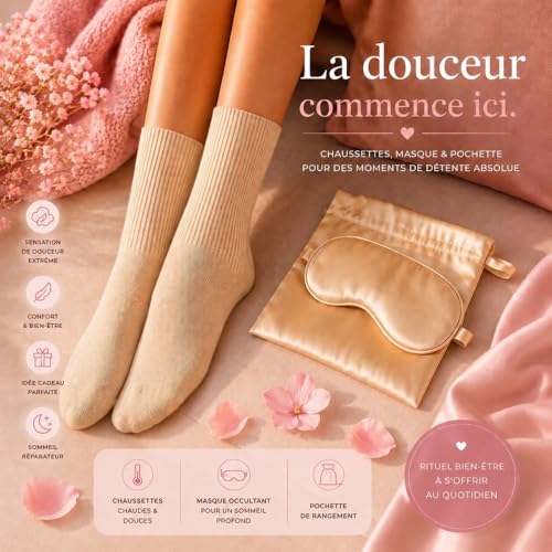Coffret cadeau beauté femme-Coffret bien-être avec Gua sha, bougie parfumée, brosse, masque de nuit, pinceaux à maquillage- idée cadeaux original pour anniversaire, Noël, Détente- Maison NRV – vue 7