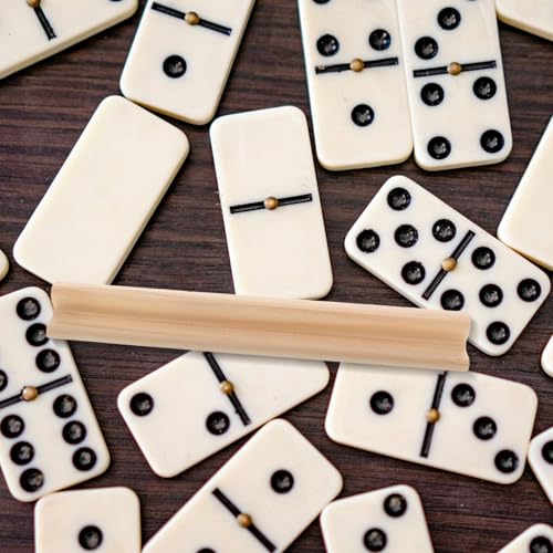 Soportes de madera para dominó y fichas de Mahjong miniatura 7