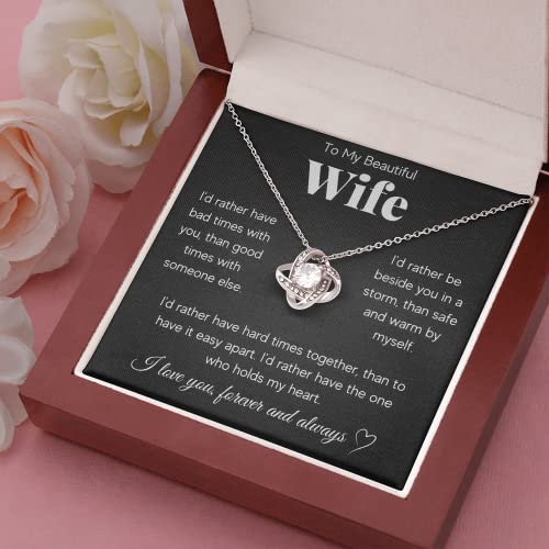 Birthday Gifts for Wife from Husband | Soulmate Necklace with Heartfelt Message Card & Box | Anniversary, Birthday, Christmas or Valentine’s Day Gift for Girlfriend, Fiancée - Image 4