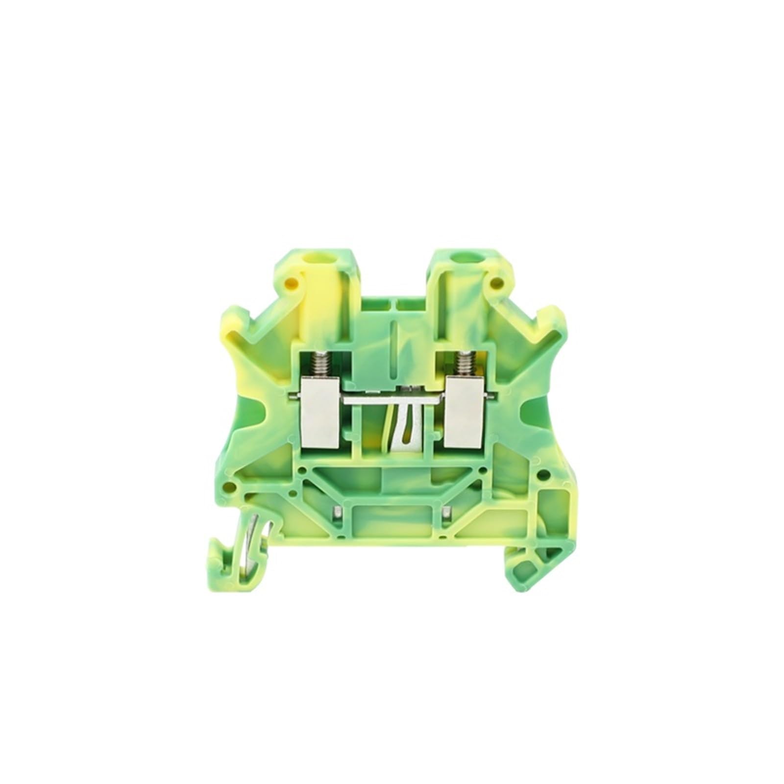 Bloque de terminales UT2.5-PE para carril DIN de 2,5 mm² con tornillo hexagonal (10 uds) 6