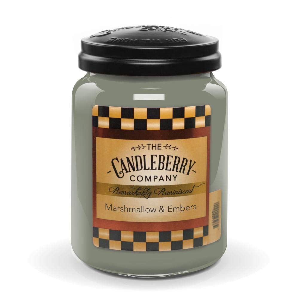 Candleberry Candles | Strong Fragrances for Home | Hand Poured in The USA | Highly Scented | 135 Hour Burn Time | Large Jar
