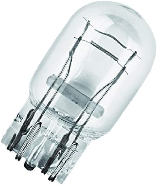 OSRAM 7515 oryginalne lampy ze szklaną podstawą klinową, 12 V, 21/5 W, zestaw 10 sztuk