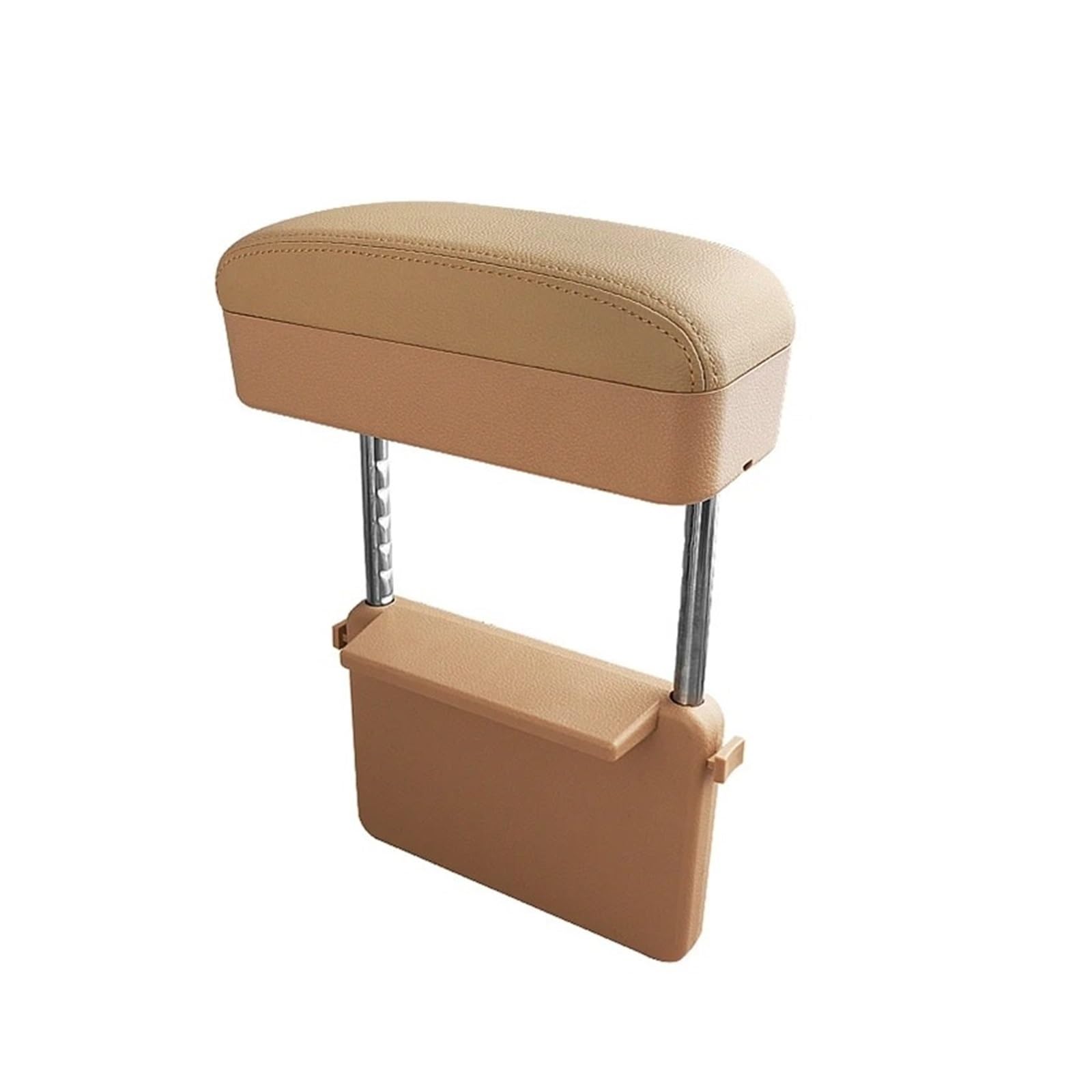 Hguvsjd Armrest Box Universal Car Styling Armrest Box Elbow Support Adjustable Center Console Rest Seat Gap Organizer Car Armrests(1 set Beige)
