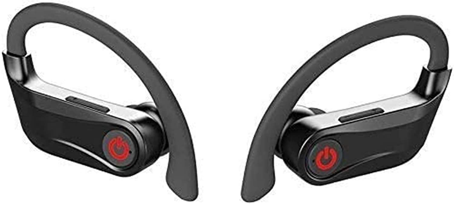 ARTSZY Earbudi Wireless Bluetooth Annullamento del Rumore Bluetooth con Cuffie Auricolari in-Ear Impermeabili al Microfono Auricolari Stereo ergonomici con Custodia in Carica Nero
