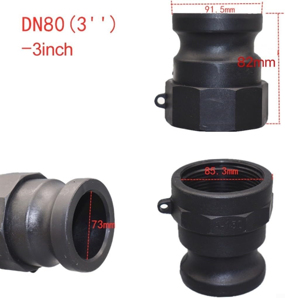 Quick Connector for Male End Pipeline Threaded Fitting, for Safe and Stable Transportation Systems (A300-3 inch-DN80)
