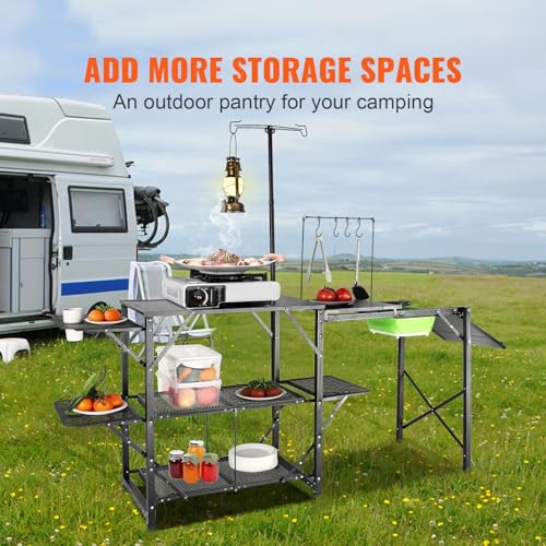 Happybuy Camping Kitchen Table miniatura 4