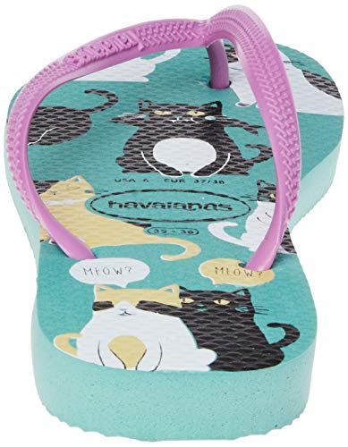 Chinelo, Havaianas, Slim Pets, Verde Orvalho, 33/34, Feminino