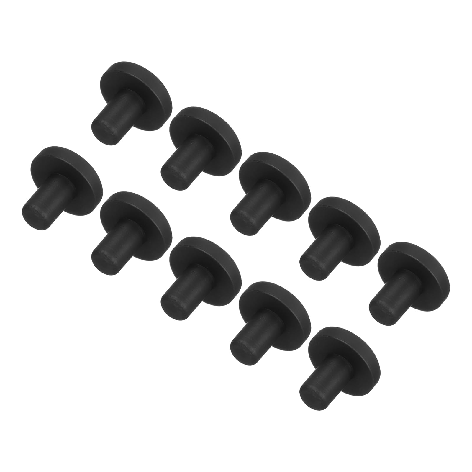 Bouchon Caoutchouc QUARKZMAN Bouchon En Silicone Haute Température Dia 6,8 Mm Bouchons De Trou De Bouchon En Caoutchouc Solide En Forme T Pour Le Placage De Revêtement Caoutchouc Bouchon