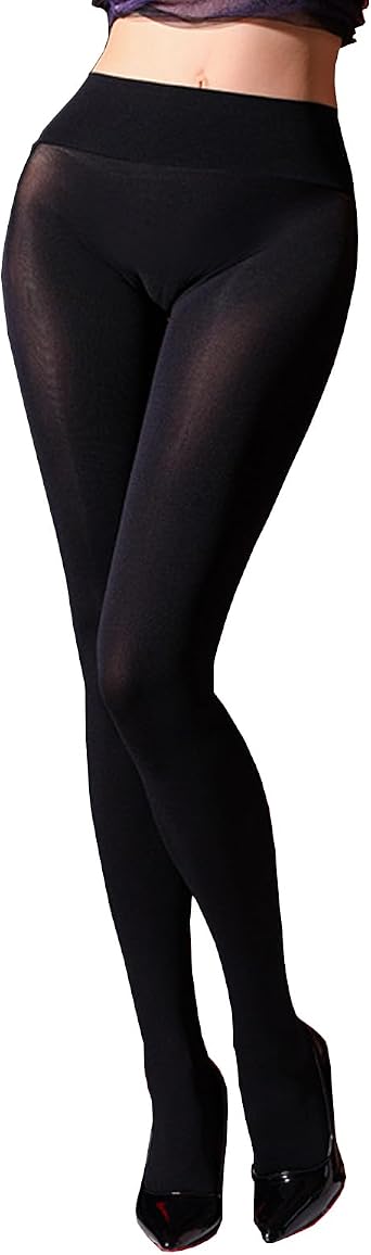 LESOYA Womens Sexy Low Rise 80D Seamless Pantyhose Semitransparent Stockings Soft Sheer Velvet Tights