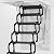 Topteng 11 Steps Attic Ladder Pull Down Attic Stairs 3M/9.8FT Retractable Loft Ladder Ceiling Mounted Alloy Folding Ladder with Pull Rod 660LB, 39.4 * 27.6" Ideal for Attics, Lofts, and High Ceilings