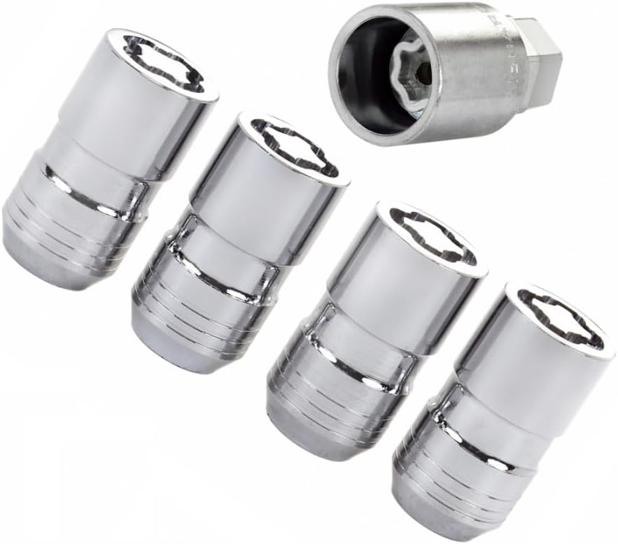McGard Wheel Lock Nut Set For Honda Civic/Passport 2018 2019 2020 | 4 Pack | Cone Seat | M14 x 1.5 | 21mm & 22mm Dual Hex | 1.639in. Length | Chrome
