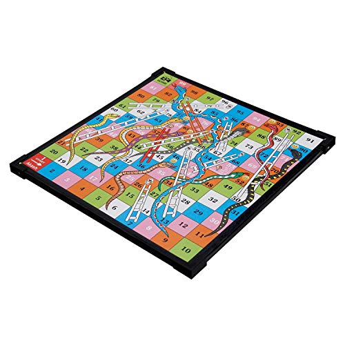 Image of Mimi GameZone Wooden Board 12x12 inch Ludo, Snakes & Ladders & Chess Multicolor, (2 in 1 Games) Buy Ludo GET Chess Board for Free