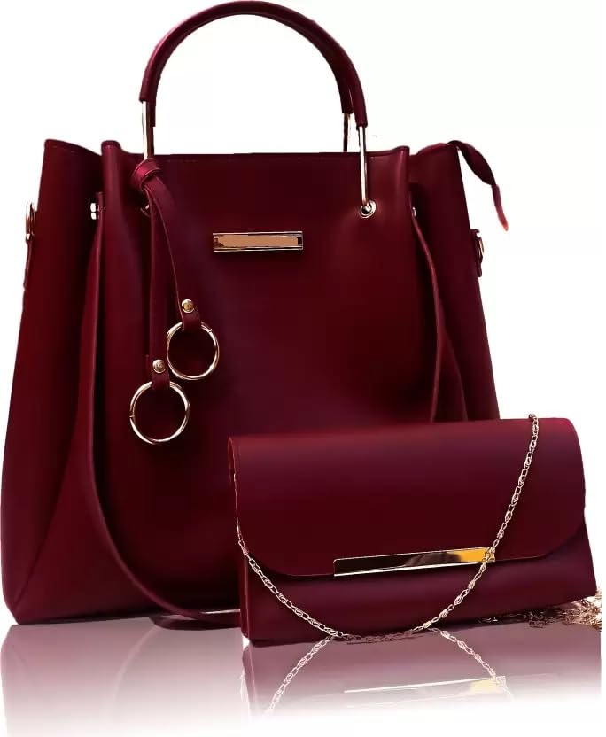 See full amazon price history chart for EVOLIC Women Shoulder Bag (Pack of: 2) (Maroon) EVOLIC Women Shoulder Bag (Pack of: 2) (Maroon) (B0CWD7VJNF) Amazon Price History, Amazon Price Tracker