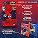 Marvel Spider-Man Kid’s Winter Hat Snow Gloves and Scarf for Boys and Toddlers 3 Pc Set Warm Pom-Pom Beanie with Accessories