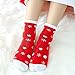 Ehdching 6 Pack Baby Toddler Christmas Socks Fleece Lined Fuzzy Holiday Cartoon Children's Socks for 0-1 Years Kids(Multicolor)
