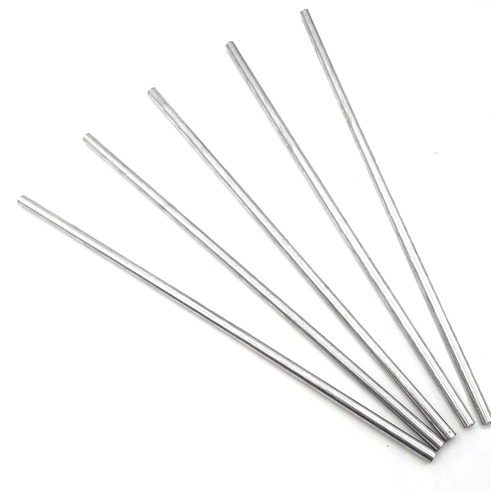 Barra tonda in alluminio 7075 - Barra di tornitura solida da 500 mm (19,68 pollici) for progetti fai da te e modellismo(Diameter 12mm 3pcs)