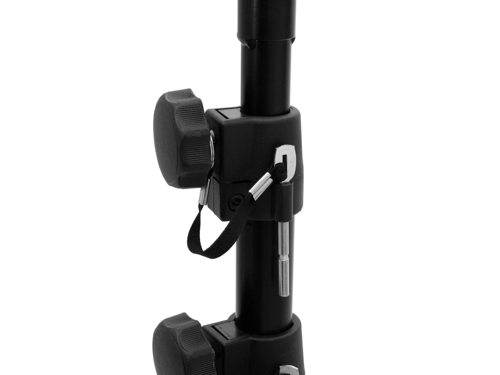 EUROLITE STV-60-WOT EU Trépied en acier noir | Trépied lumineux fabriqué en UE, charge maximale 30 kg, hauteur 150-315 cm