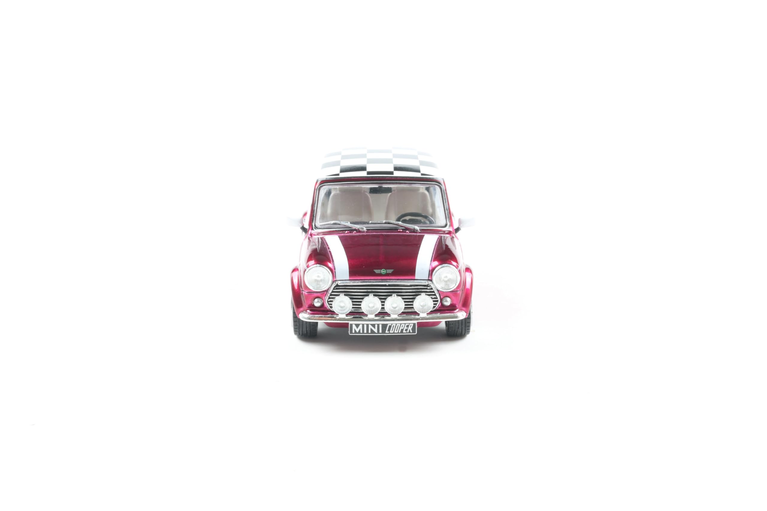 Solido Mini Cooper Sport 1997 - Modellino di auto Die-Cast, in cartone da finestra con base in plastica, modello da collezione di piccole auto, classico, viola, 1:43