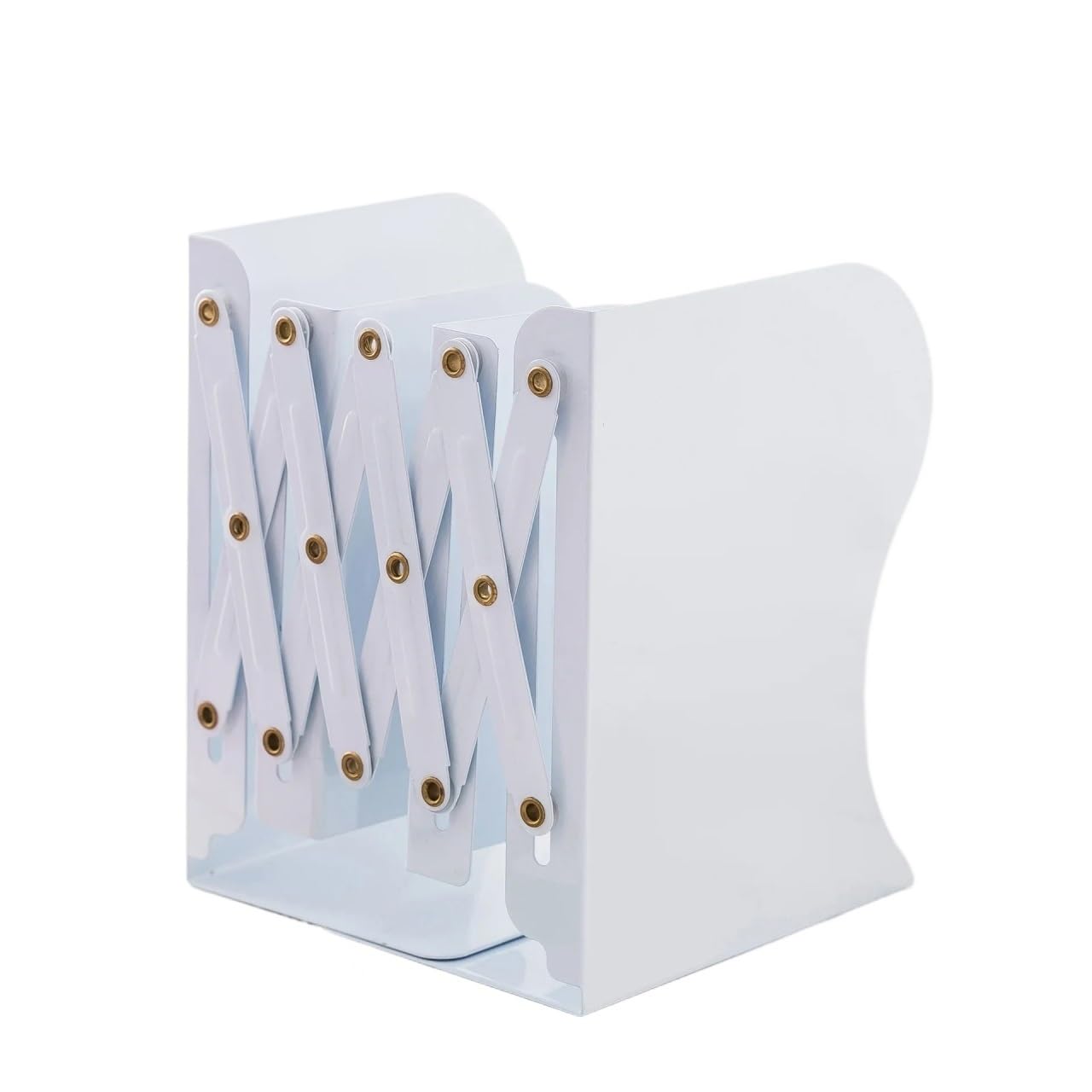 Desktop Bookends 1pcs Popular creative stationery supplies retractable book stand folding bookshelf metal student cartoon for Home Office School Library(4)