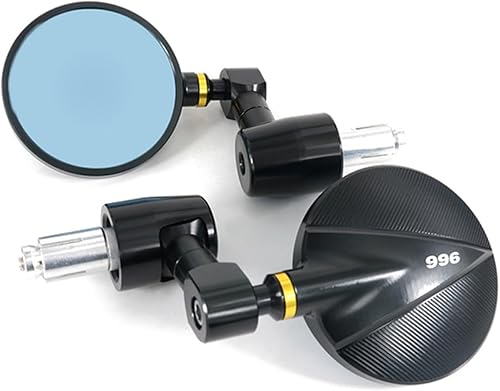 Miniatura 1 de Motocicleta Cafe Racer Manillar Espejo retrovisor lateral Bar End Espejo para Ducati 996 1999 2000 2001 2002
