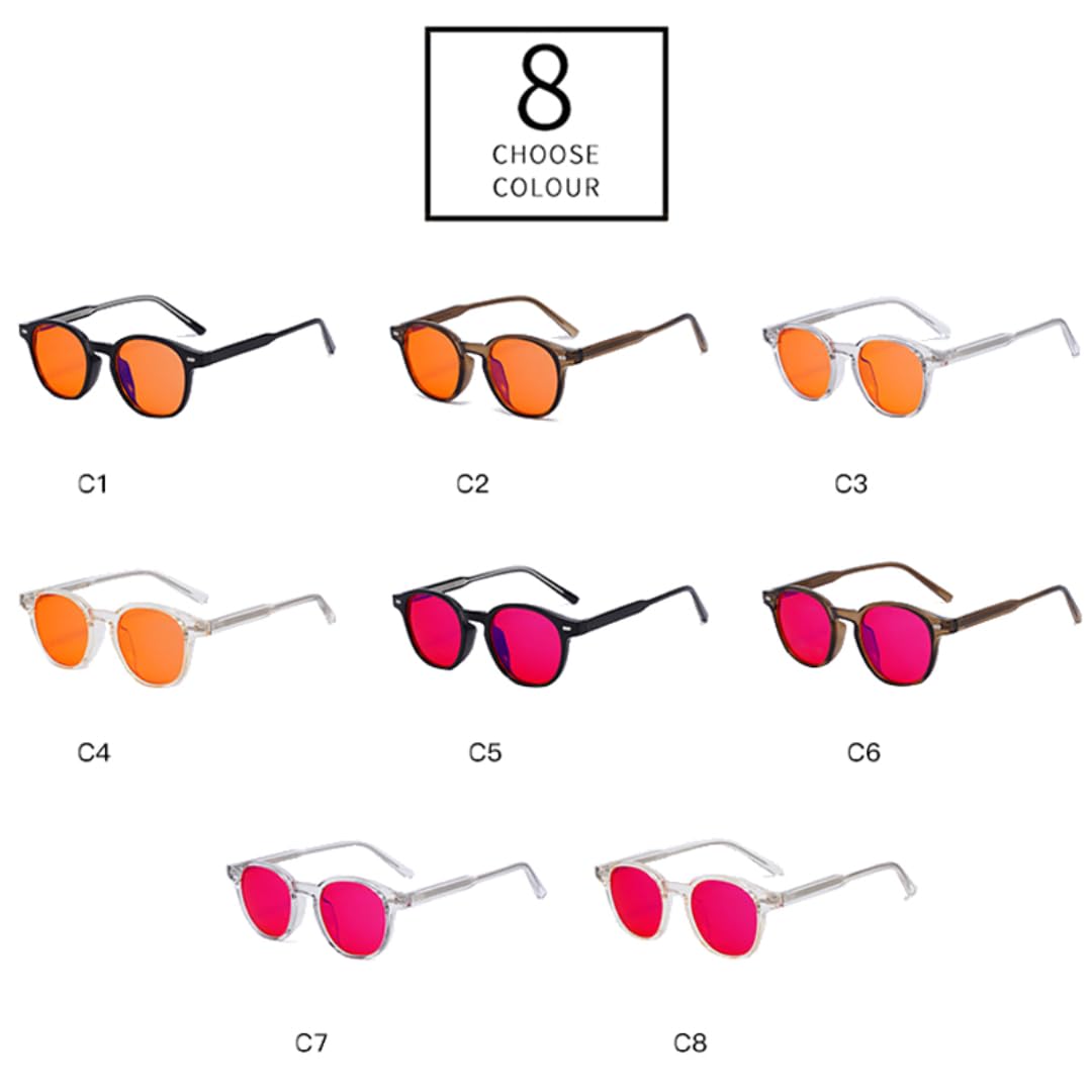 Occhiali da sole Retro Rivets da donna UV400 da uomo