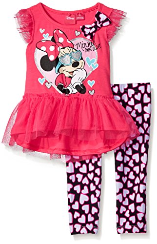 Disney Little Girls' Minnie Legging Set