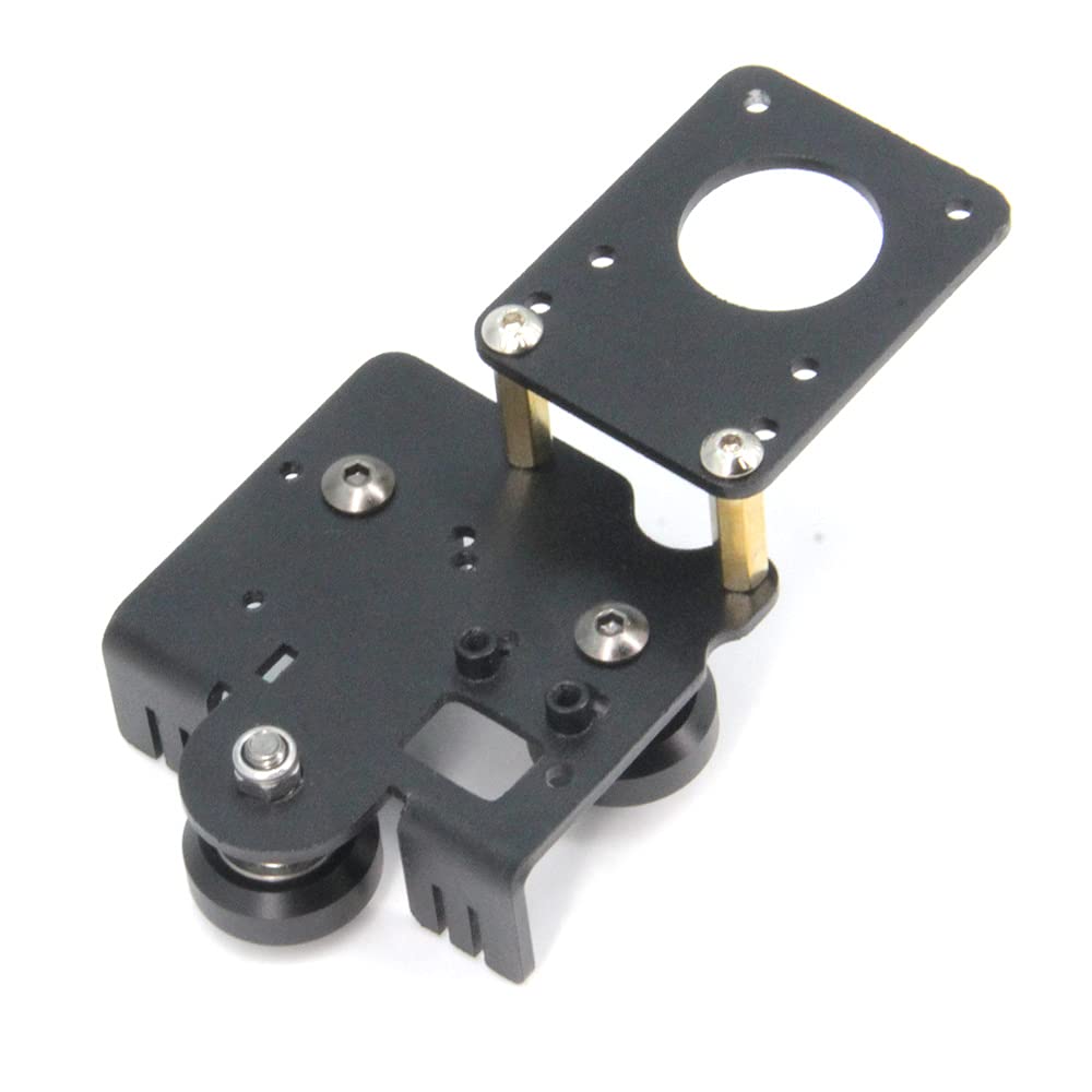 EIN-Gang-Extruder mit Riemenscheiben Upgrade Direktplatte mit NEMA17 Easy Print Flexible Filament für Ender 3 V2 Ender 3series CR-10series (Einzelextruder-Support+Motor-Kit)