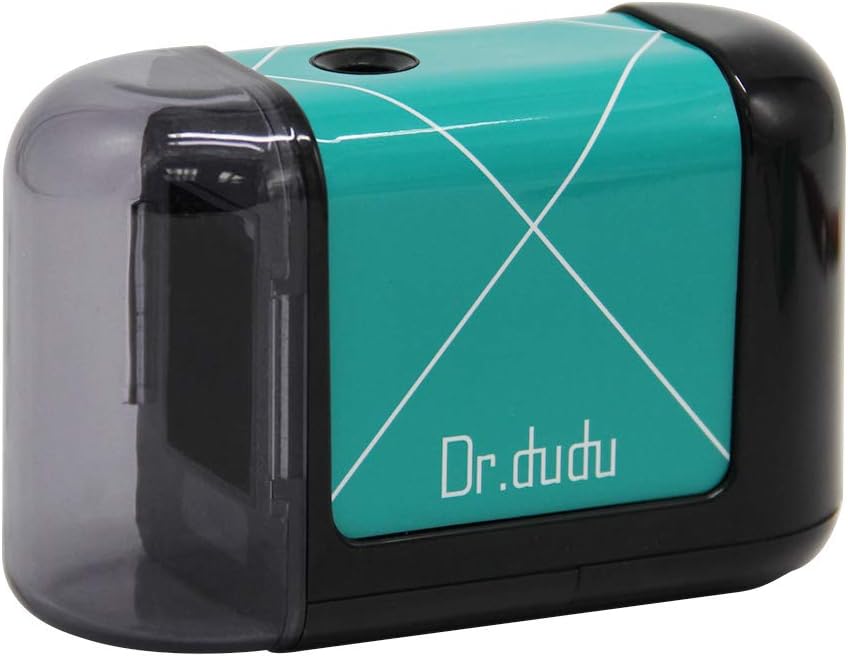DR.DUDU Electric Pencil Sharpener, Automatic Sharpener for NO.2 Pencils and Colored Pencils