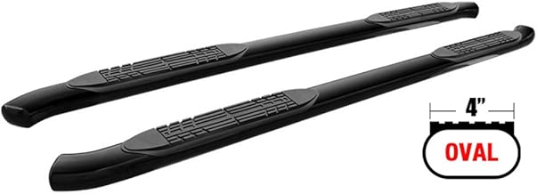 Side Step Bars Compatible With 1999-2013 Silverado & GMC Sierra 1500 2500HD Extended Cab | Black Powder Coat Finish Carbon Steel Running Boards Nerf Bars By IKON MOTORSPORTS | 2000 2001 2002 2003 2004 - coolthings.us